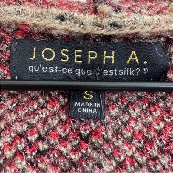 Joseph A • Long Plaid Open Cardigan Sweater - Picture 7 of 7